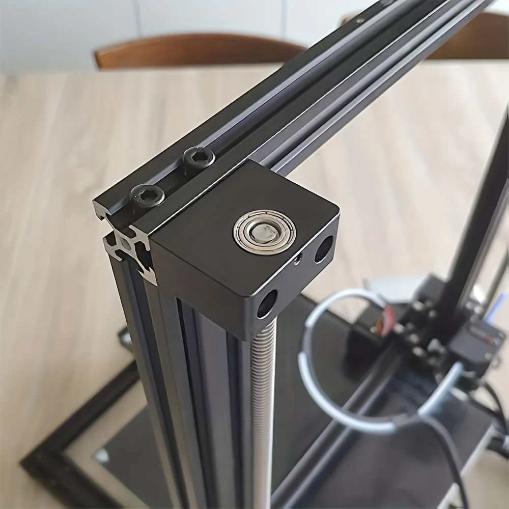 Aggiornamento stampante 3D supporto superiore a vite ad asse Z in alluminio per Creality CR-10/CR-10S Ender 3/Ender 3Pro/Ender 3 V2 Metal Z-Rod Beari