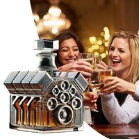 V8 Engines Whisky Bottle Decanter Bar Gadgets for Tequila Bourbon Brandy Birthday Retiremen Wine Whiskey Bottle Decorations