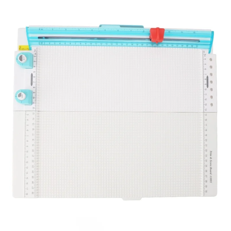 

Paper Trimmer Scoring Board Craft Paper Cutter Folding Scorer 7 In 1 Multifunctional Scoring Paper Board Cutting Width 12.2in