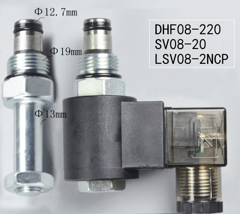 Hydraulic normally closed relief solenoid valve two position two position reversing pressure valve DHF08-220 SV08-20NCP