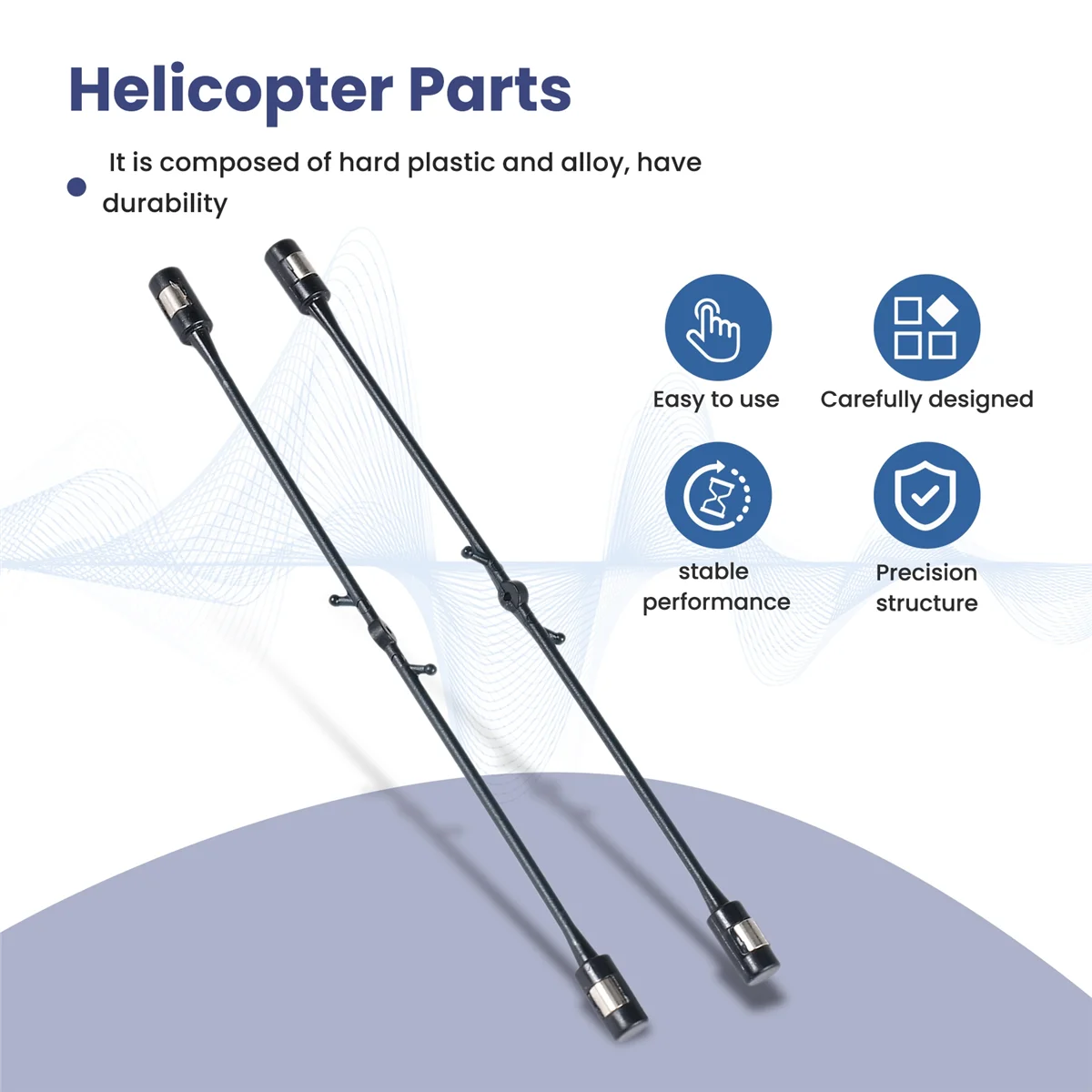 V911 dla WLtoys 4CH części do helikopterów RC drążek równoważący i klamra łącząca V911-05