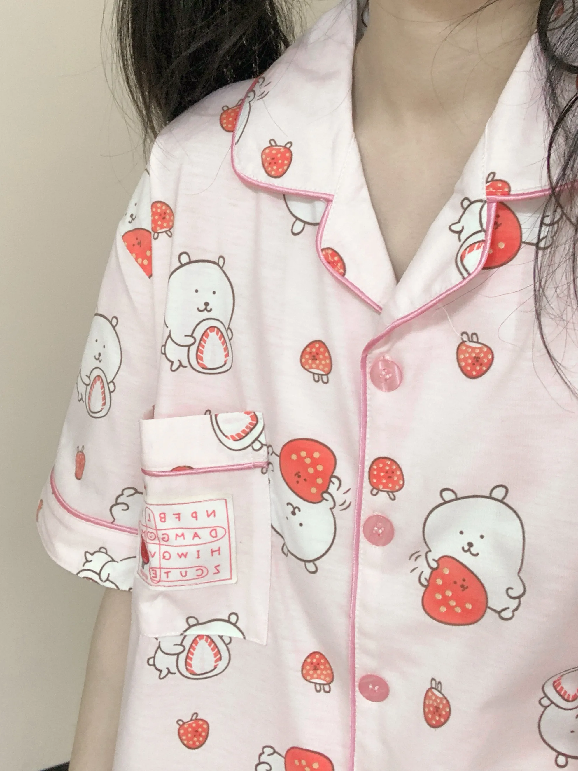 

Sweet Summer ort Sve ort Pants Cartoon Spwear Home Clothes Outdoor Wearable Set for Teenage Girls Polyester Cotton ...