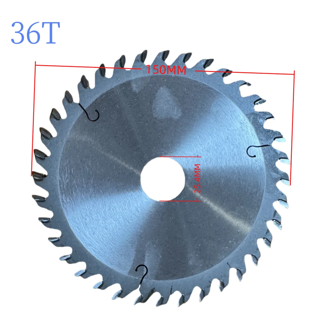 D150 5,0 мм деревообрабатывающая долбежная пила из утолщенного сплава, плотная доска, прочный бесшумный пильный инструмент для прецизионной резки