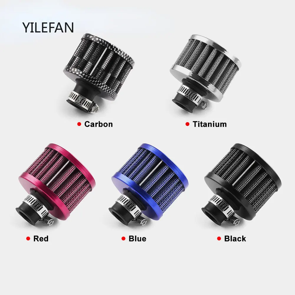 

Universal Car 12mm 1 Inch For Motorcycle Cold Air Intake High Flow Crankcase Vent Cover Mini Breather Filters