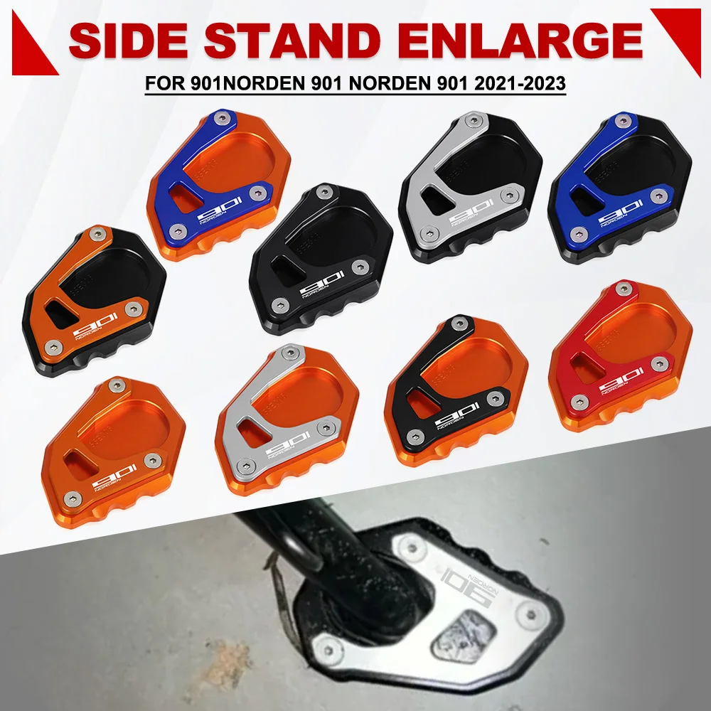 

2023 Motorcycle accessories expander extension plate pad Side Stand For Husqvarna 901Norden 901 Norden 901 norden 2021-2022