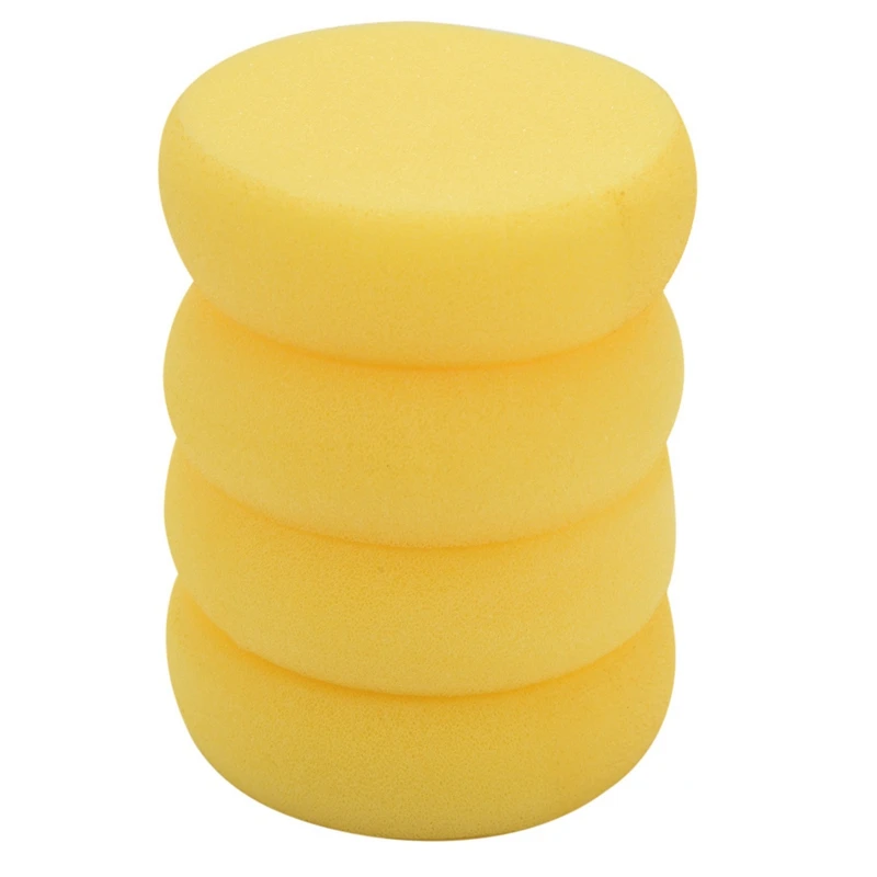 24х круглая губка для рисования разных форм и размеров, губки для рисования акварелью, ручная работа