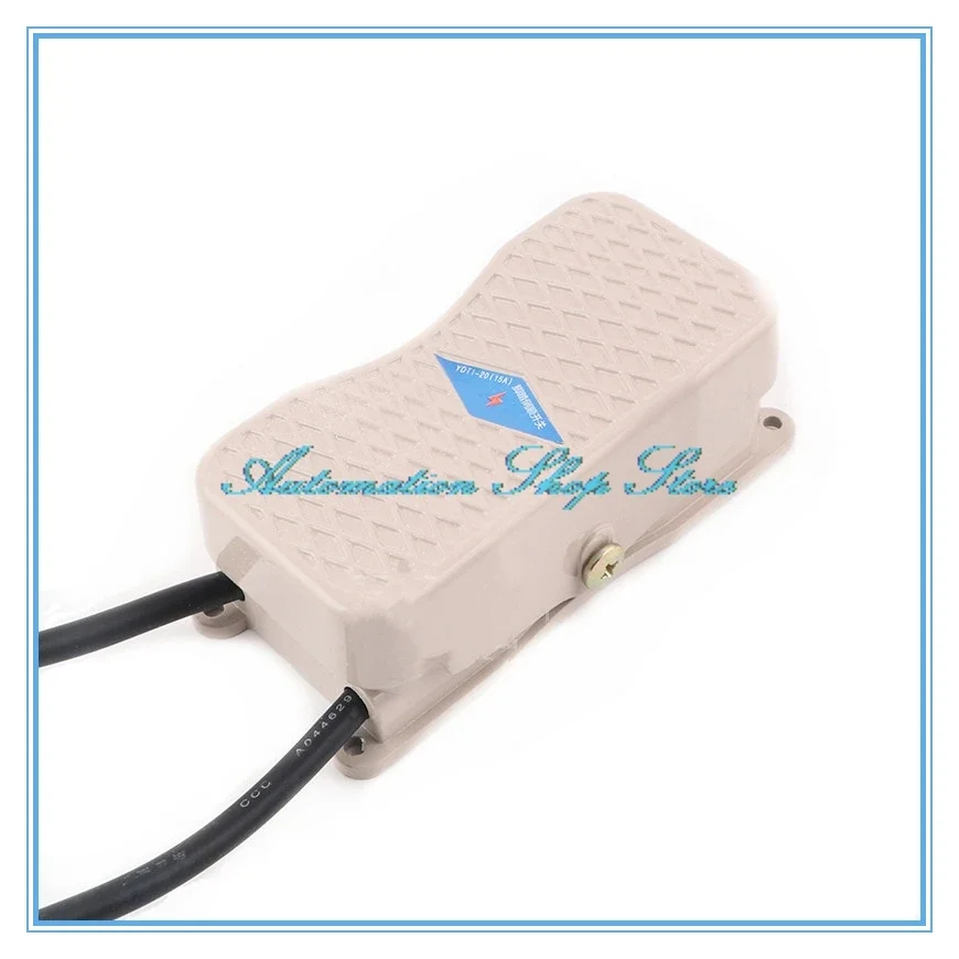 YDT1-20 101 Antislip Momentary Dual Action CNC Power Pedal Foot Switch AC 220V 15A  IP62