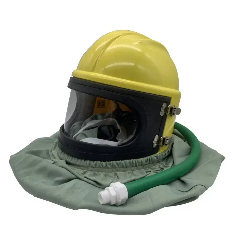 Industrial Antivirus Safety Sandblasting Helmet Spray Paint Protective Suit  Dustproof Shawl