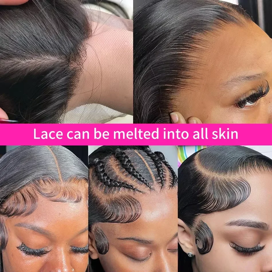 200% Dichte HD Transparent 13x6 Spitze Frontal Perücke Spitze Front Perücken Echthaar Brasilianische 13x4 Spitze Front menschliches Haar Perücken Für Frauen