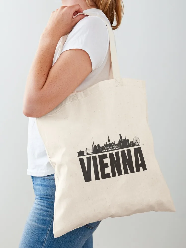 

Vienna city illustation Tote Bag sac pour femme eco pack canvas tote bags large size bags