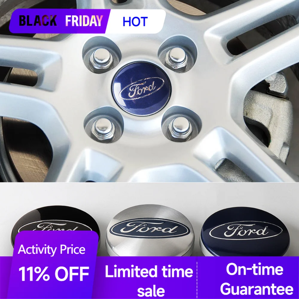 4Pcs 54mm Car Wheel Hup Caps Auto Tire Original Hubcaps Covers Decoration For Ford Focus Fiesta Mondeo Ecosport Galaxy Territory