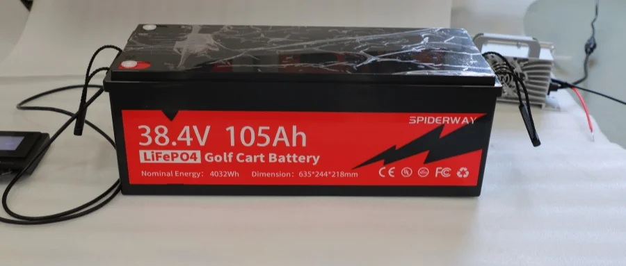 

LiTime 36V 105Ah LiFePO4 Lithium Battery 200A BMS Born For 5Kw Golf Cart Marine