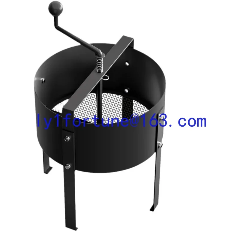 Rotating soil sieve Compost mesh sieve Filter Garden potted metal dust sieve