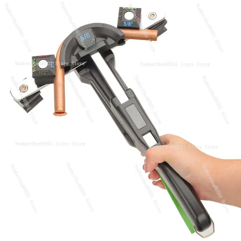 

Combination Copper Pipe Bender STR999 Forward and Reverse Bending Manual Bending Pipe Bender 6-22MM Air Conditioner Pipe Bender