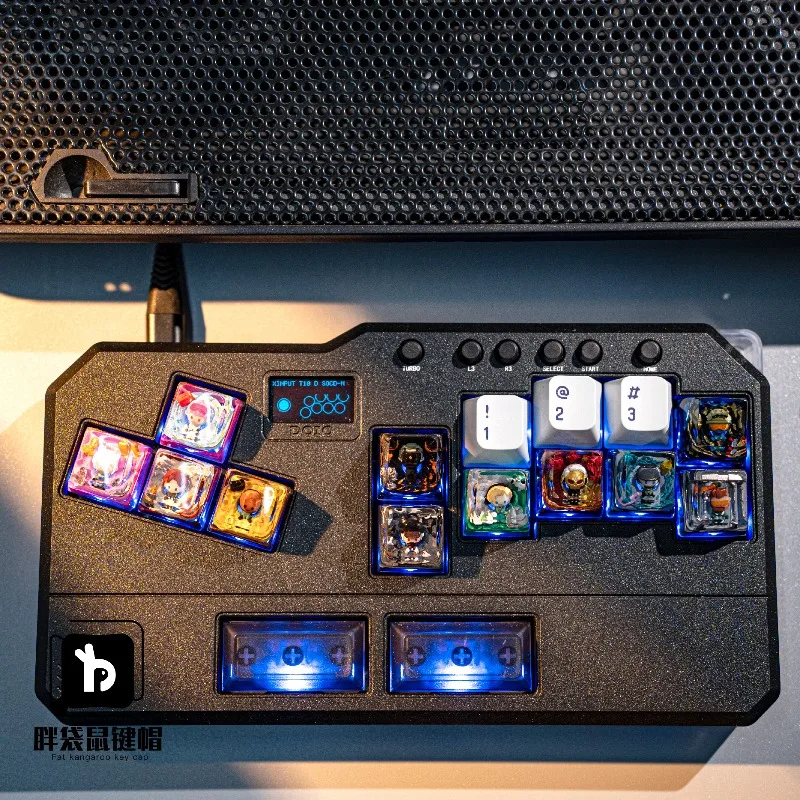 Delta Force Point Keycap Customized Resin Handmade Keycaps MX Cherry Profile Keyboard Caps for Mechanical Keyboard Accessories