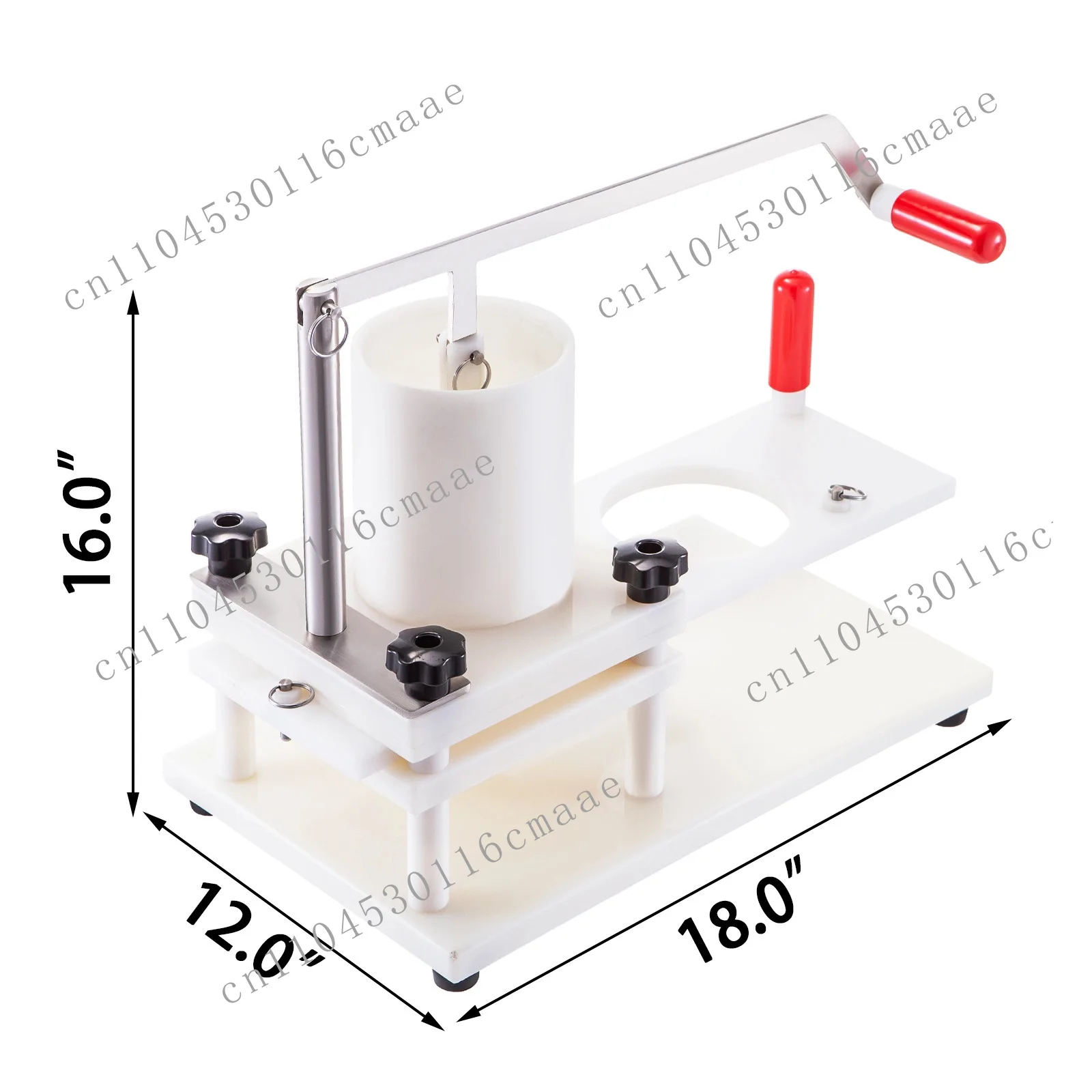 130 Manual Plastic Burger Press Durable Polyethylene Burger Pie Maker Homemade Beef, Turkey and Vegetable Pies Home