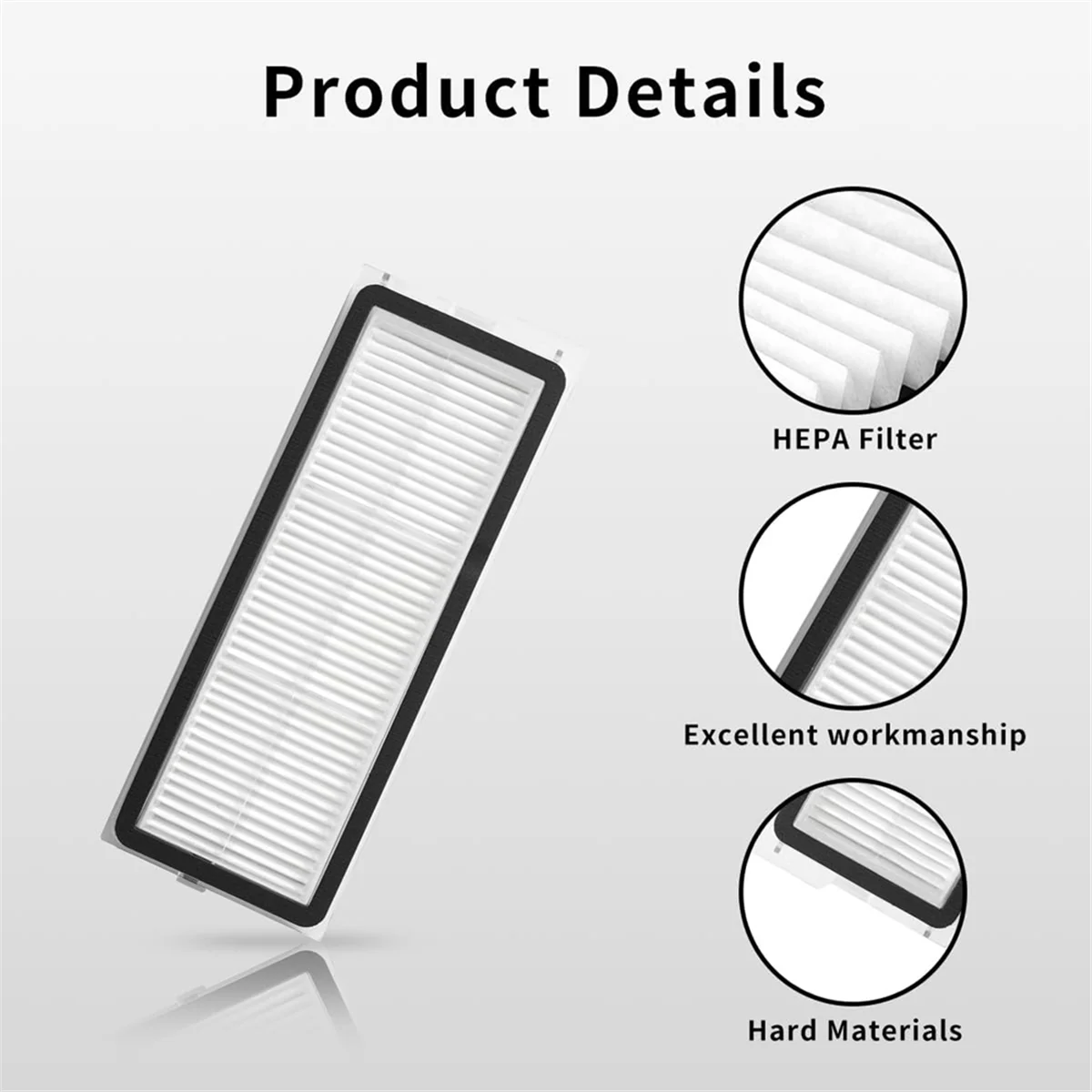 Y37A Washable Filter Replacement Parts for Roborock Qrevo MaxV, Qrevo S, Qrevo Plus, Qrevo Pro Robot Vacuum Cleaners Filters