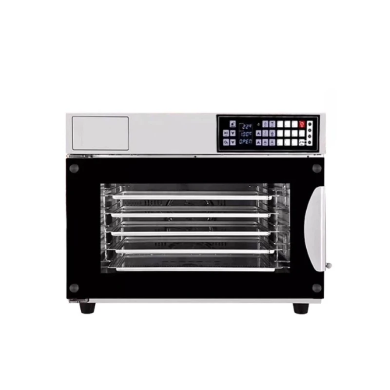 فرن كهربائي متوازن تجاري، فرن بخاري ذو سعة كبيرة، فرن يعمل بالغاز لتدوير الهواء الساخن لخبز البيتزا والبيض