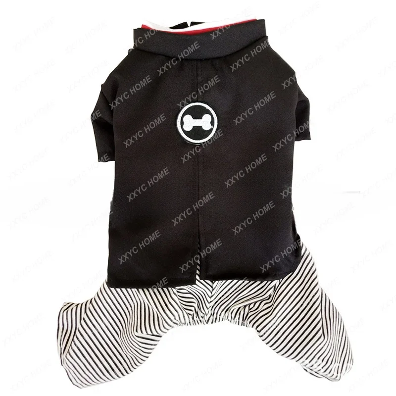 Pet Clothes Japanese Kimono Skirt Samurai Clothing Puppy Cat Clothing Autumn and Winter Dog Clothes