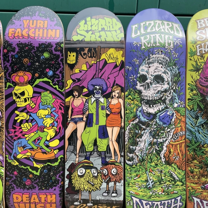 Wish skateboard Decks mesa 100% Canadá América del Norte arce 7 capas prensado en frío cubiertas doble balancín 7,75 8,0 8,25 8,5 pulgadas si