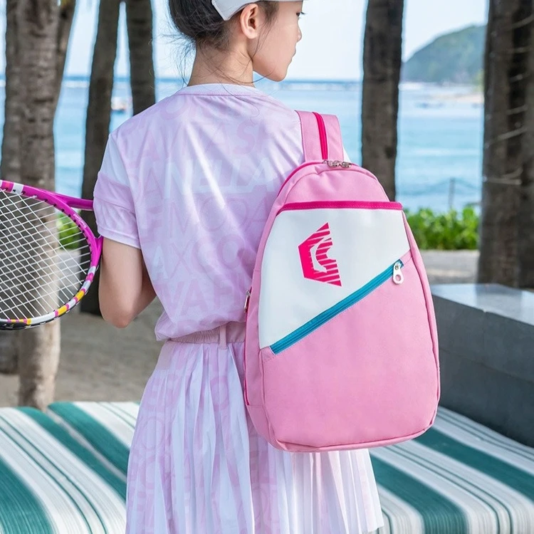 

Multifunctional Tennis Bag Teenager Large Capacity Tennis Bag Lightweight Outdoors Badminton Bags Portable Sports Accessories