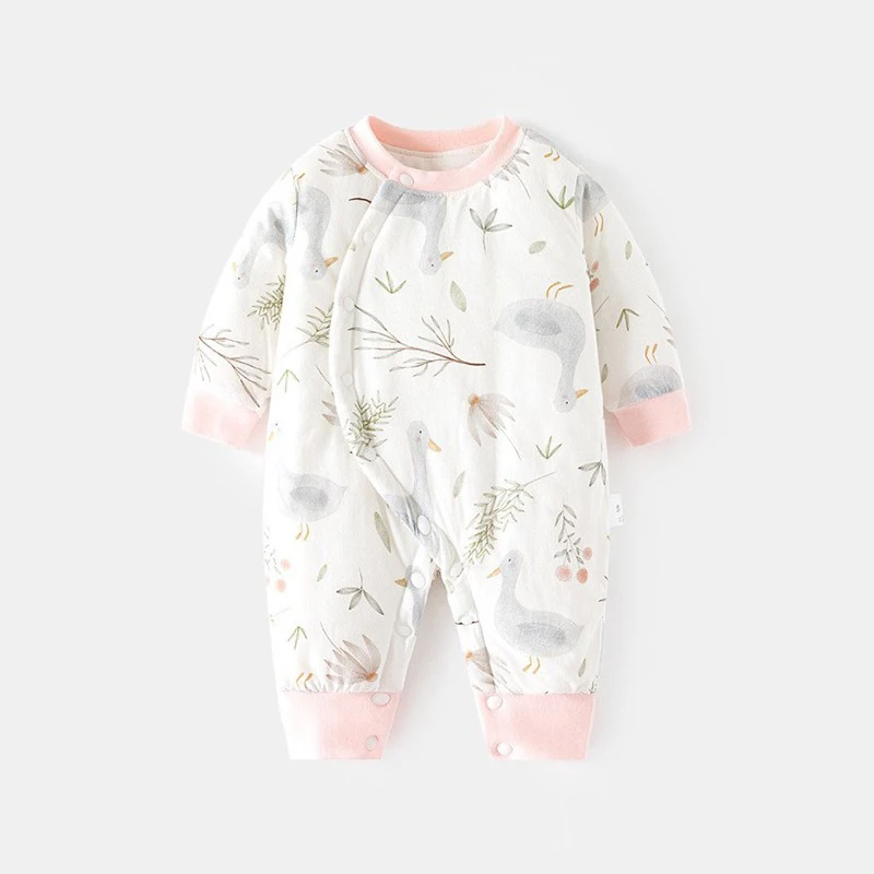 

Triple Brand Cotton Filled Baby Rer 20 ams Sandwich Cotton Autumn Winter No Bone Baby Rer Low Waist Long Pants