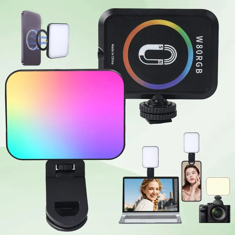 

Zomei Portable Mini Selfie Fill Light Rechargeable Adjustable Brightness Clip on For Mobile Phone Make Up Computer Fill Lights