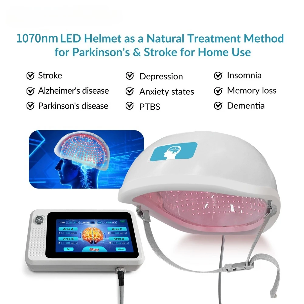 

Frovab Professional 1070nm Brain Therapy Helmet 448 Diodes Non-Invasive PBM Device for Alzheimer Parkinson Dementia Stroke Care