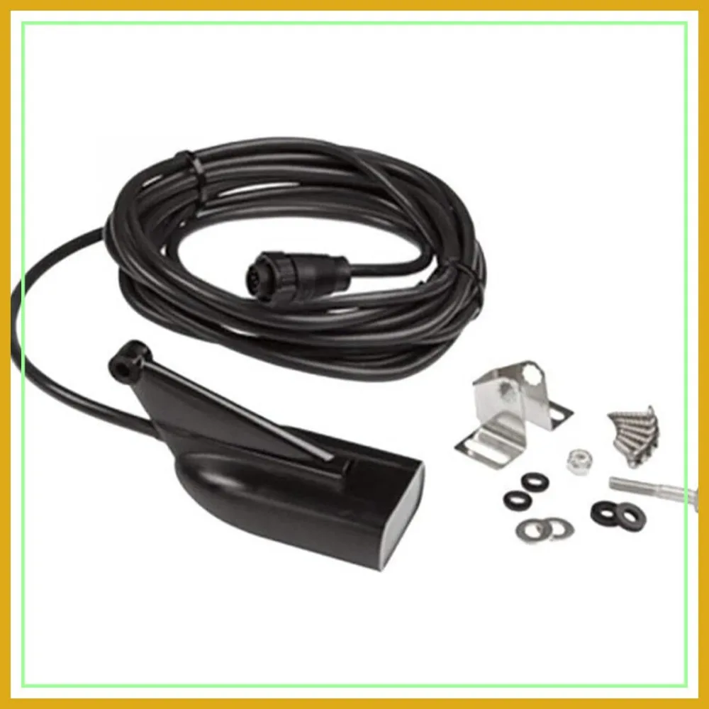 

83/200/455/800kHz Transducer 9-Pin Transom Mount Fish Finder Sonar
