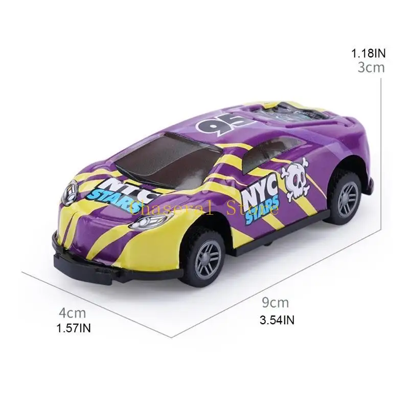 E7CE Metal Scund Car alliage tirez en arrière RACUNE CARRAFICE FRICTION DICASTING