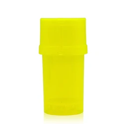 Pocket Size Manual Herb Rotation Grinder Pepper Plastic Grinding Tool Storage Container Hand Crusher Kitchen Gadget