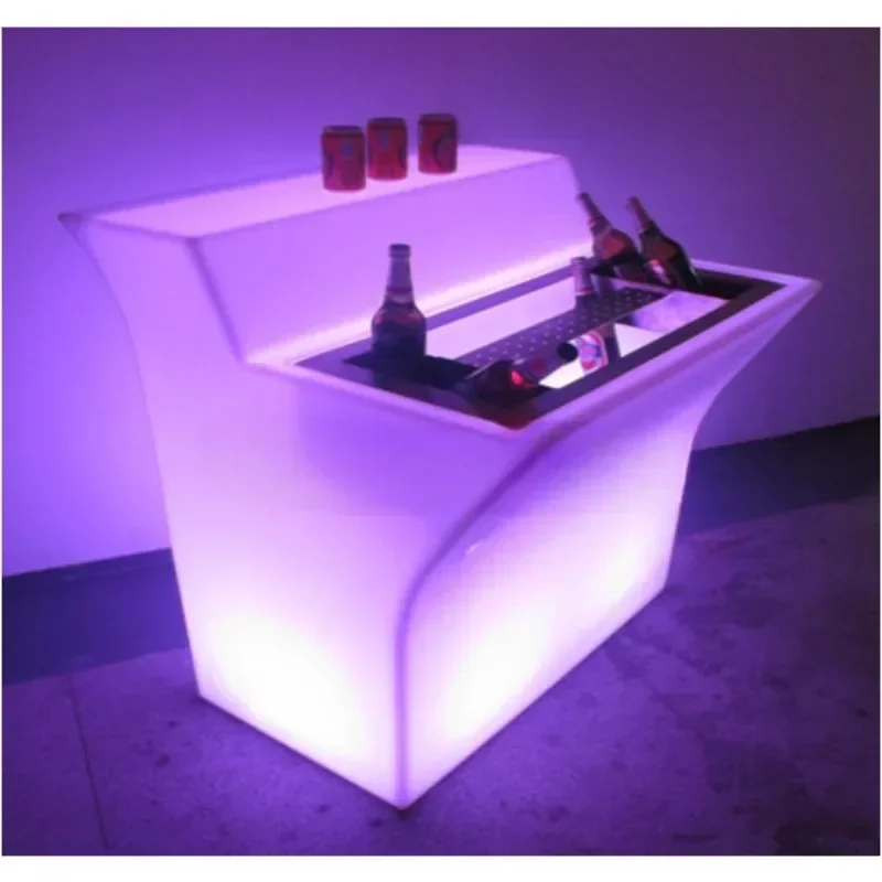 

led Light furniture Straight mouth bar Modern Home Bar Counter Design/Beer Coolers For Home Bars