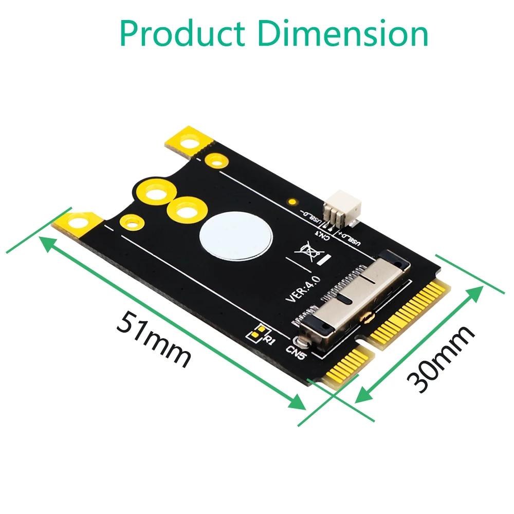 Classic-Upgrade Version Mini Pcie (Mpcie) Converter Adapter Board 12+6 Pins Wifi Card To Mini PCI-E For Broadcom BCM94360CD