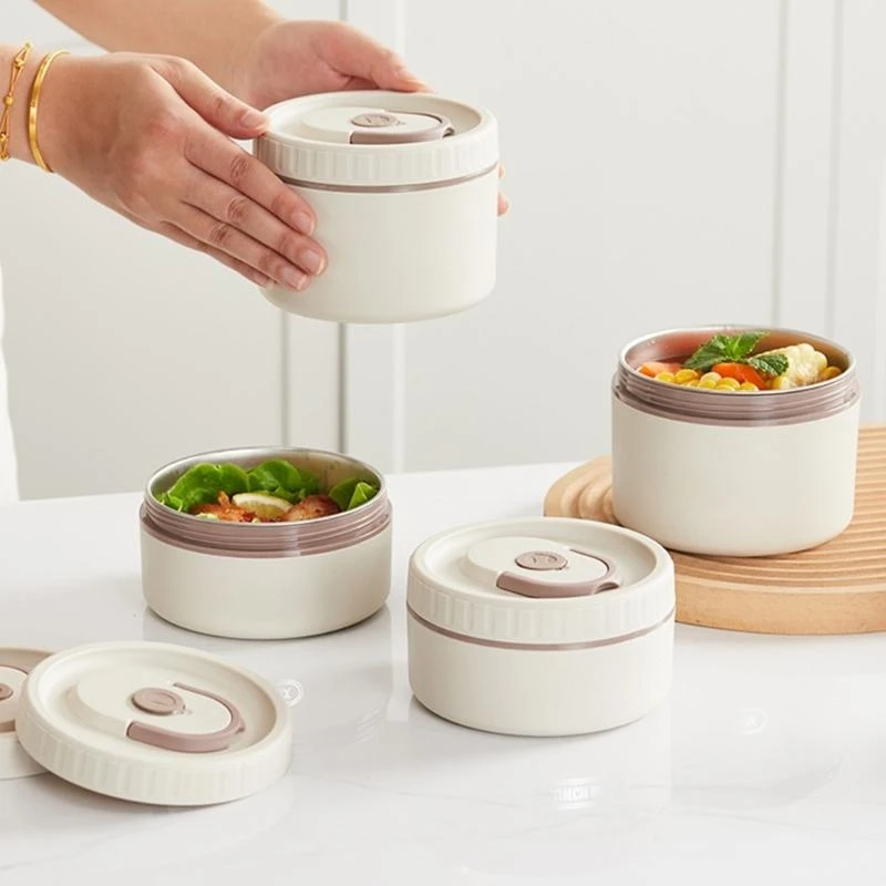 

Набор для обеда с изоляцией из нержавеющей стали премиум-класса 304 с термосумками, герметичный контейнер Bentos с несколькими