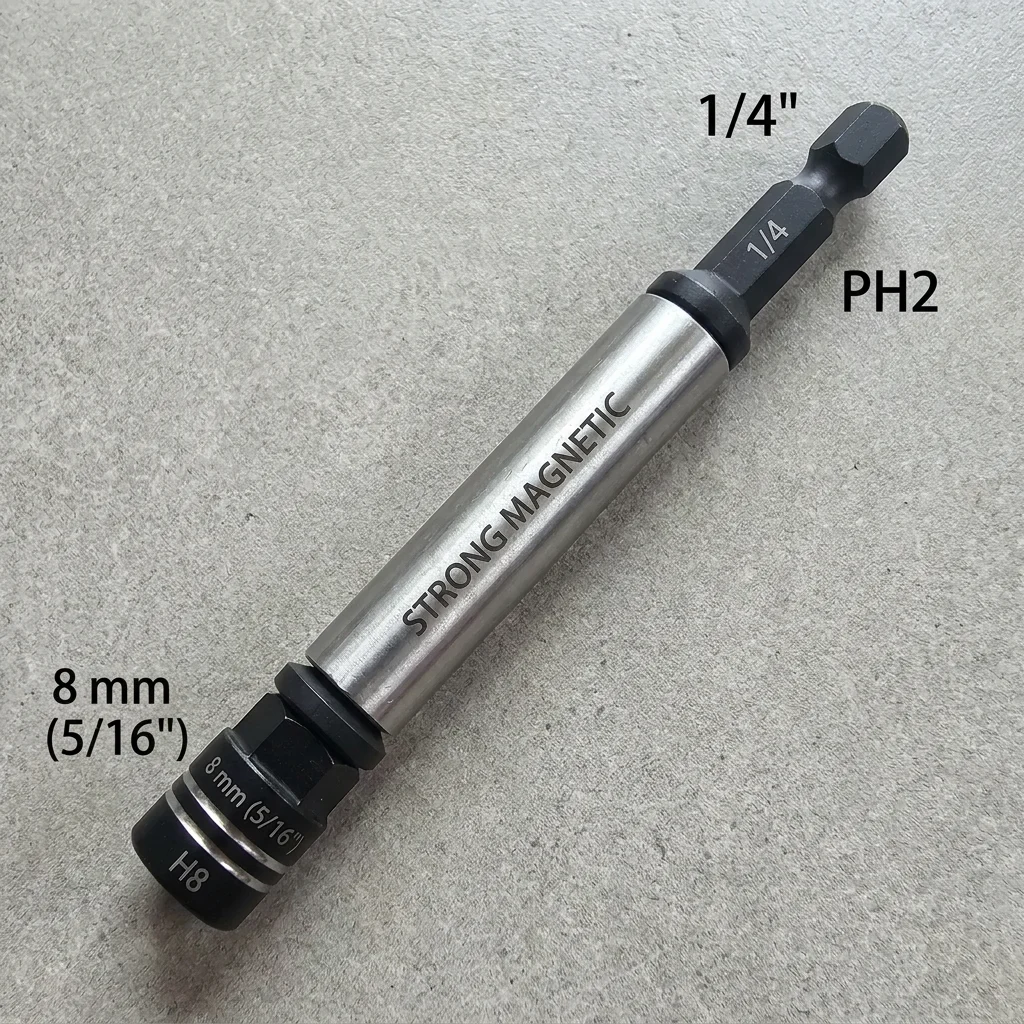 Multifunctional stainless steel set 4 and 1 multi-functional reversible sleeve variable sleeve head assembly
