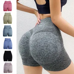 Lady Yoga Shorts High Waist Workout Shorts Fitness Yoga Lift Butt Fitness Women Yoga Gym Running Short Pants Sportswear