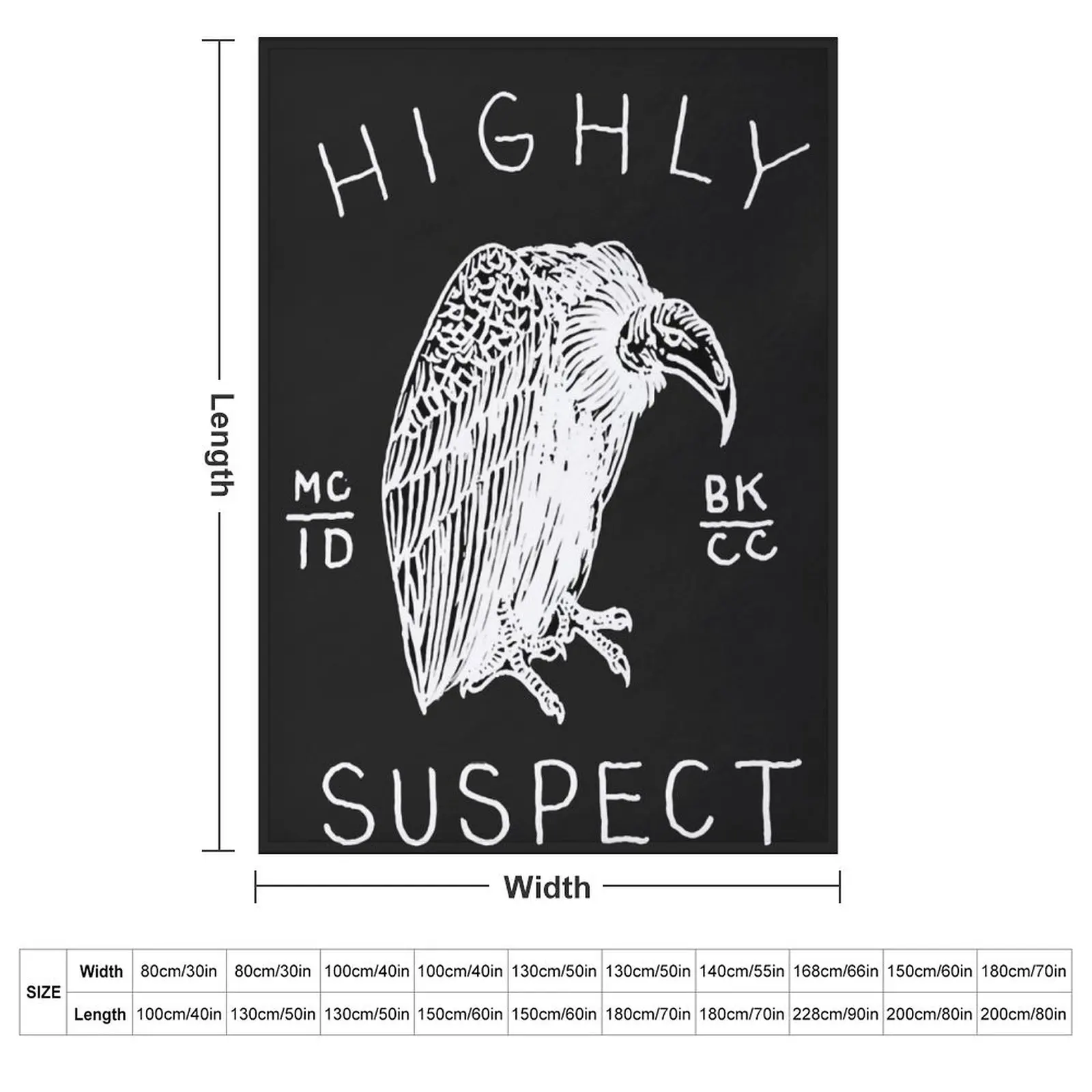 The Highly Thieves Essential T-Shirt Throw Blanket couch cozy soft plush fuzzy picnic outdoor blanket