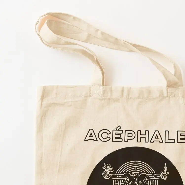 Acephale Labyrinth (black) Tote Bag Canvas stote bag shopping bag logo large size bags Customizable tote