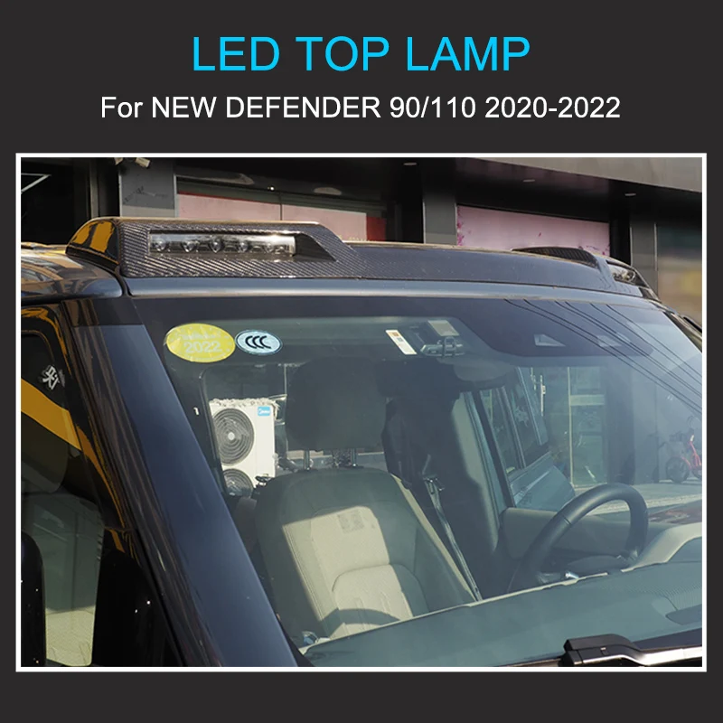 Exterior Parts Car Lights for Land Rover Defender 90 110 Top Light Two Lamp Model for New Defender Exterior Accessories