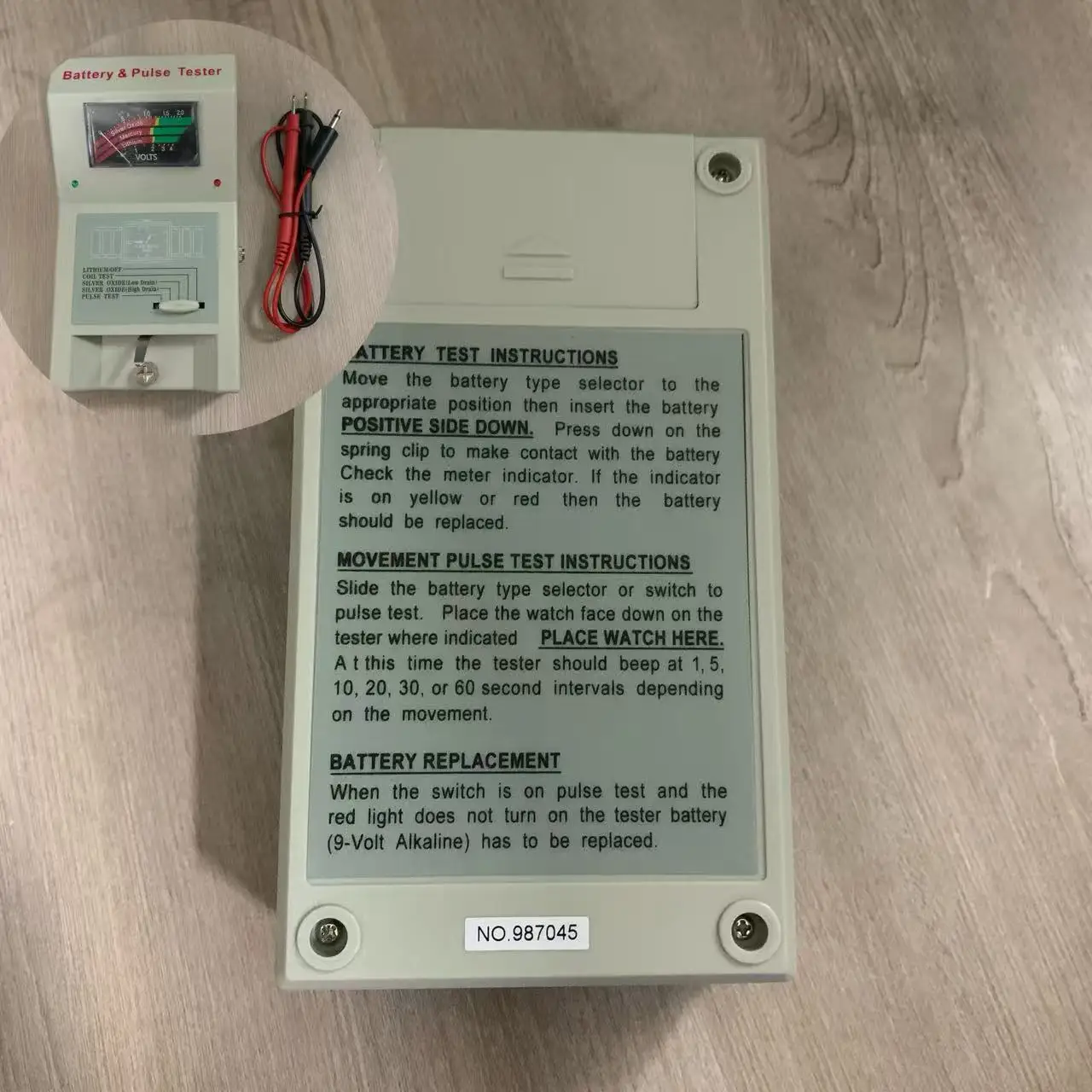 Quartz Timepiece Testing Device Pulse Signal Checker for Watch Repair Workshop