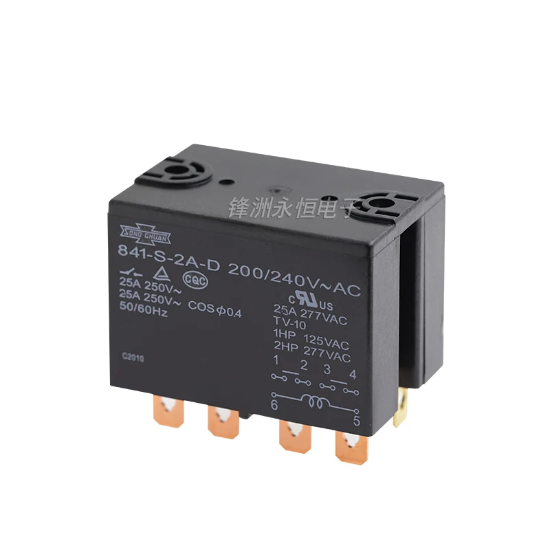 

NEW Solid state 200V 240V relay 841-S-2A-D 200VAC 240VAC 841-S-2A-C-200VAC 240VAC 841S2AC AC200V AC240V 25A 277VCA 6PIN