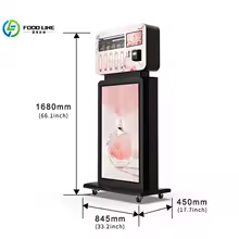 Customized Fully Automatic Perfume Dispenser Spray Vending Machine Cologne Scents Vending Machines With Stand