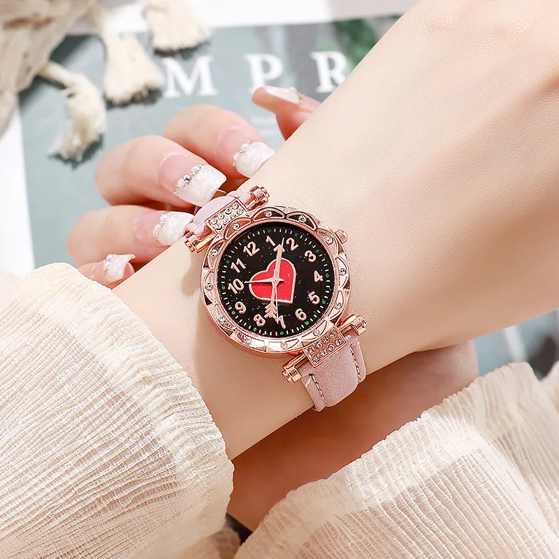 

1pc New Stock Fashionable Simple Belt Watch for Women's Casual Student Quartz Women's Watch Watch