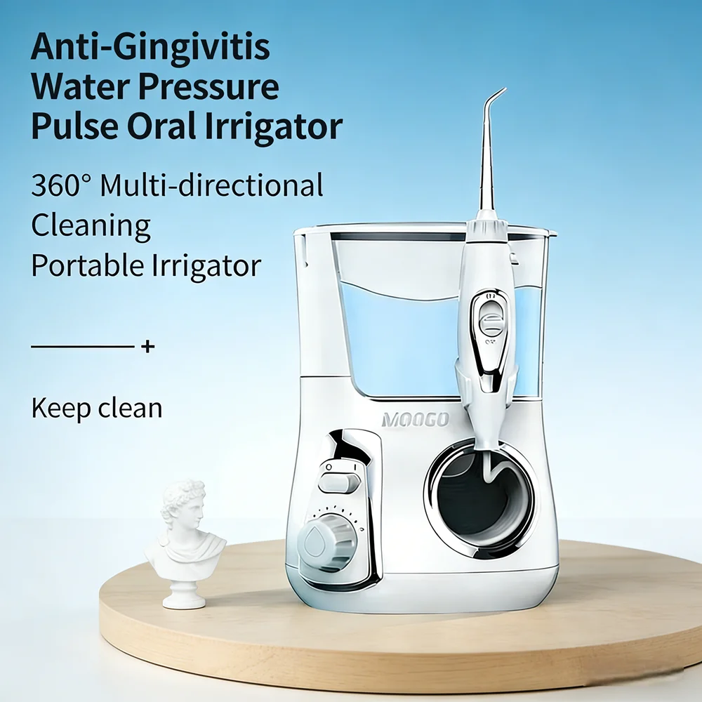 

Ирригатор для полости рта большой емкости 800 мл, 10 режимов, электрический, настольный, для ортодонтических пациентов, с 5 специальными насадками