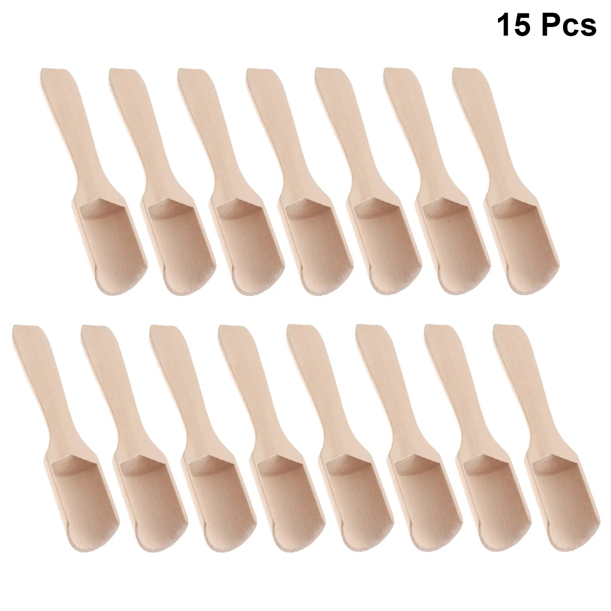 

15pcs Tea Salt Shovels Teaware Accessories Spoon Kitchen Bath Coffee Salt Shovel Flour Nuts Teaware Accessories 2.8X11Cm