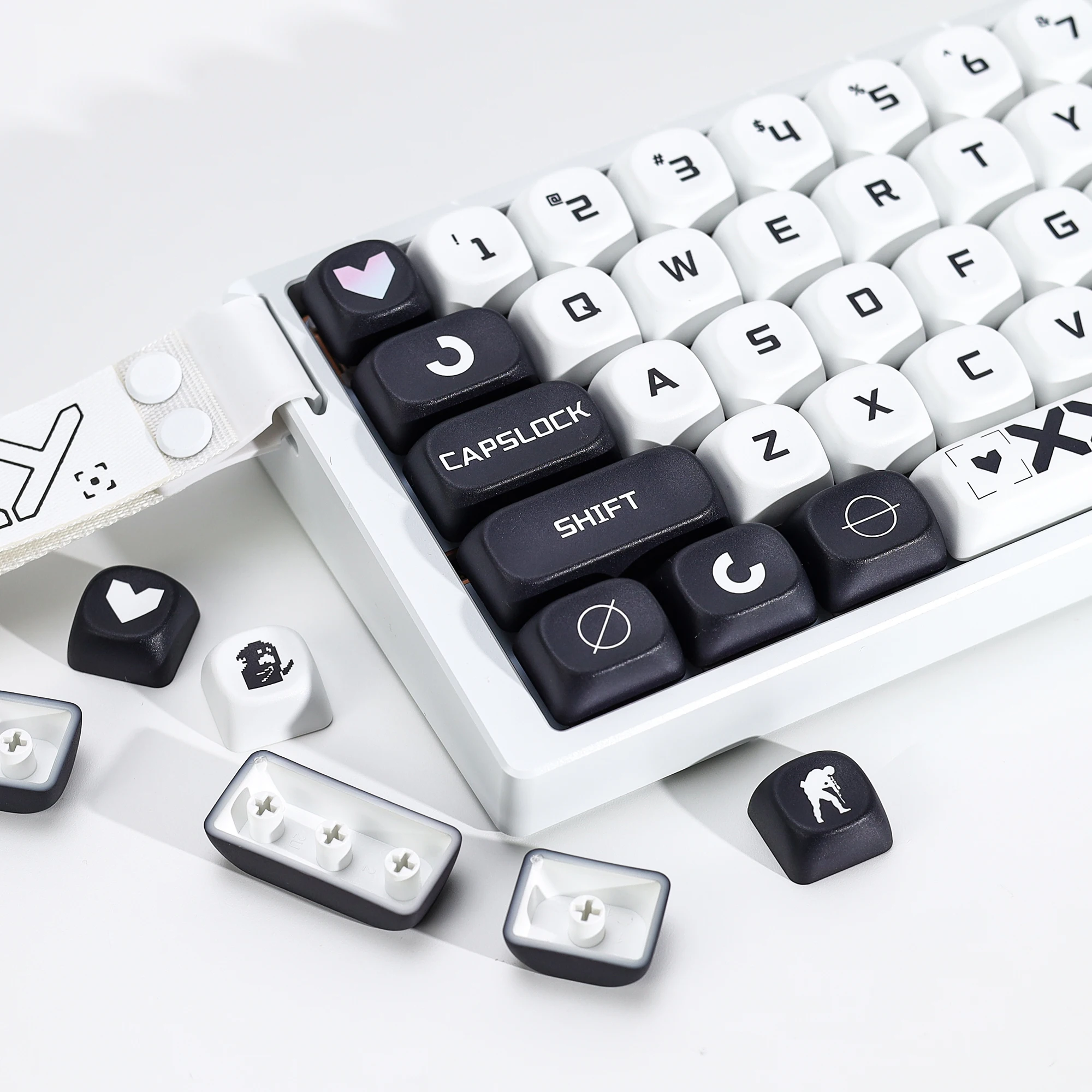 

KBDiy PrintStream Keycaps csgo Retro PBT KOA MOA Profile Alice ISO Keycap For MX Switches 60% Gaming Mechanical Keyboard Key Cap