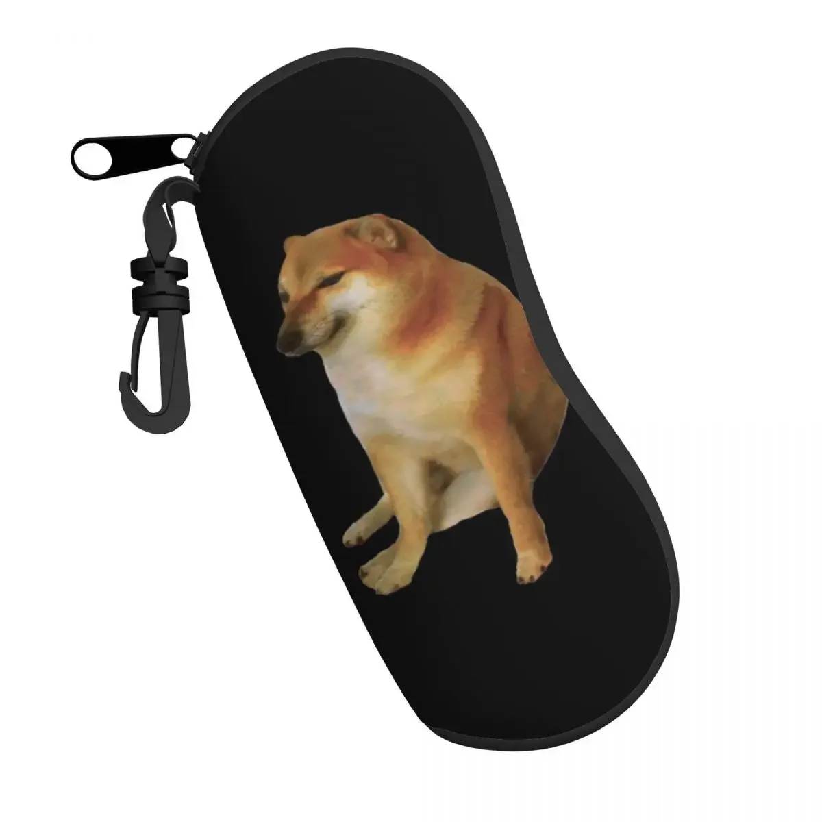 Cheems Hond Grappige Shiba Inu Dank Meme Shell Brillenkoker Vrouwen Mannen Leuke Brillenkoker Zonnebril Box Pouch