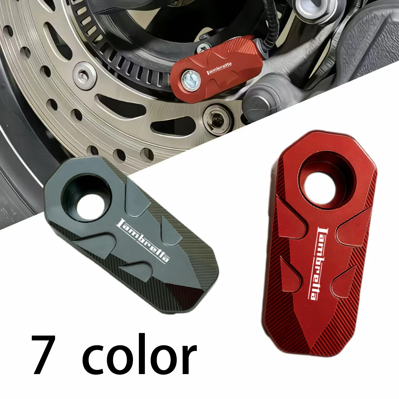 

For Lambretta LN 125 LN 151 LN 150 V-Special 50 125 200 ASSIANO Motorcycle FrontRear Wheel ABS Sensor Protector Guard Cap