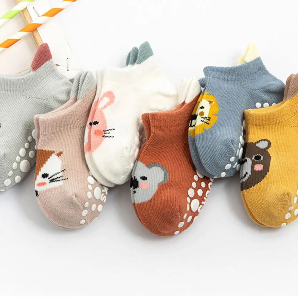 Children Soft Spring Animal Cartoon Autumn Summer Baby Socks Infant Accessories Newborn Floor Socks Anti Slip Sole