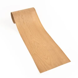 Chapa de madera de Cerezo Natural, 18x250cm, para restauración de muebles, mesas y altavoces estéreo